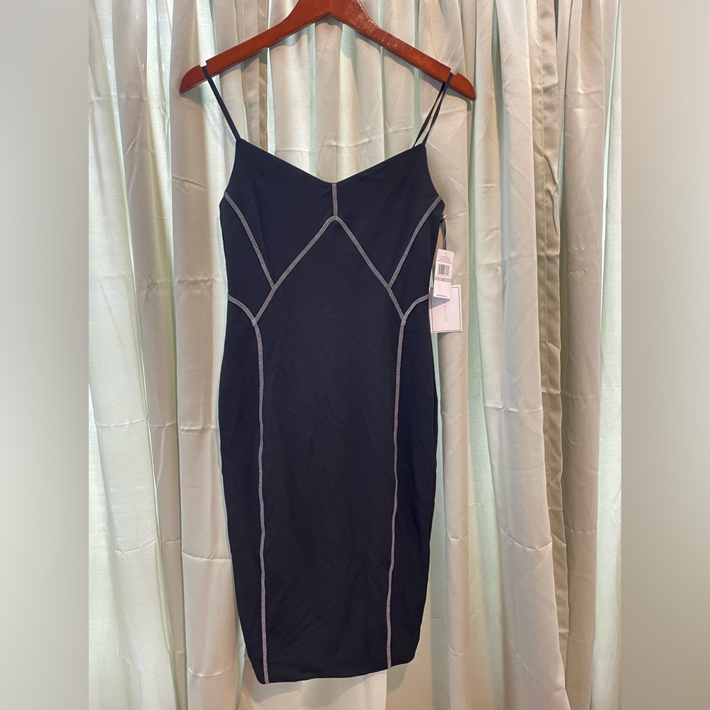 Black dress w/ white stitching